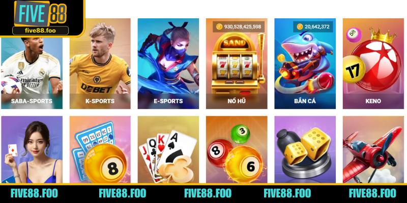 Giới thiệu Five88 đa siêu phẩm game cực hot top đầu 2025